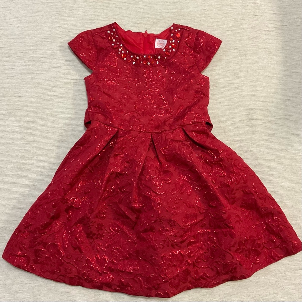 Formal red dress for girls